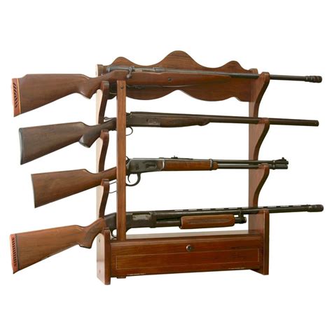 Can also be used as poli. . Locking gun rack